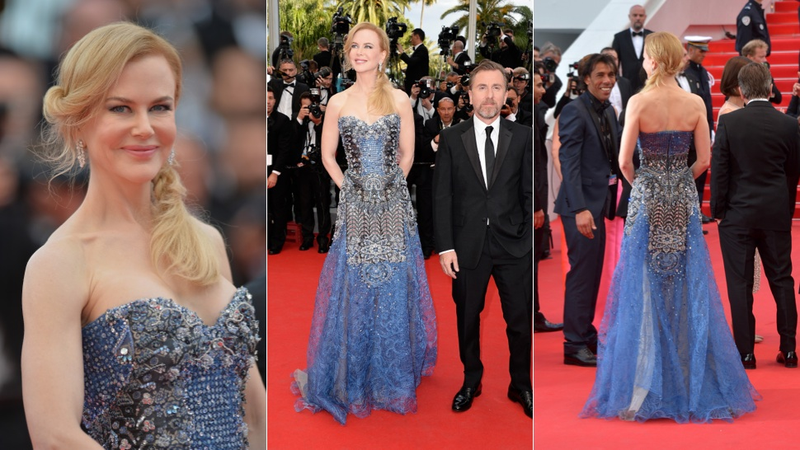 Illustration for article titled Regal Gowns and Hideous Hair at the Cannes Grace of Monaco Premiere